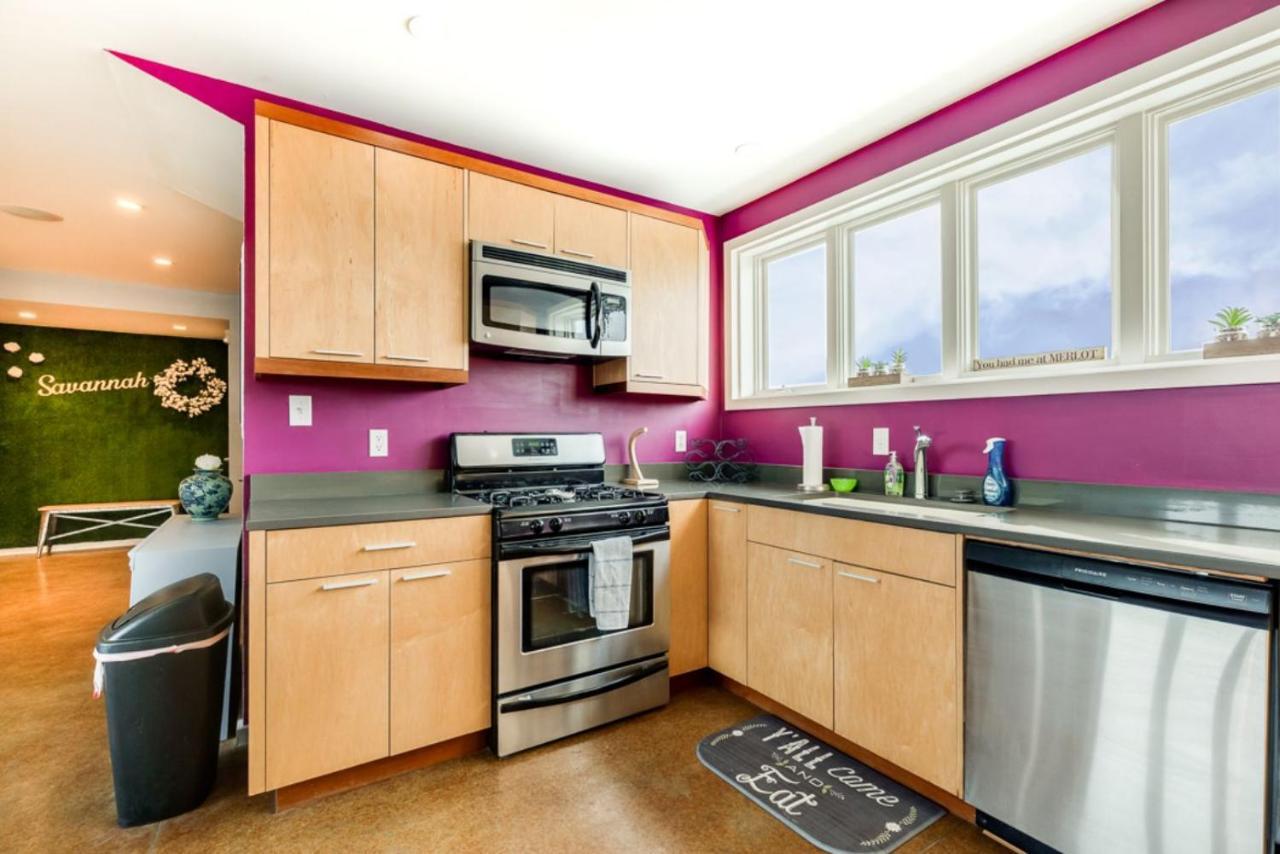 Walk Score 90!!-Historic Downtown District-2 Blocks To Famous Forsyth Park- Huge Private Patio-Private Parking 薩凡納 外观 照片